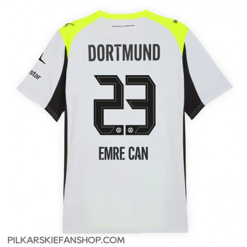 Koszulka piłkarska Borussia Dortmund Emre Can #23 Strój wyjazdowy 2025-26 tanio Krótki Rękaw Koszulka piłkarska Borussia Dortmund Emre Can #23 Strój wyjazdowy 2025-26 tanio Krótki Rękaw